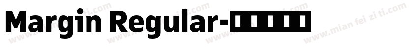 Margin Regular字体转换